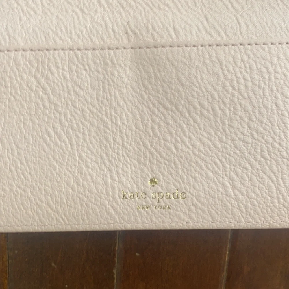 Baby pink Kate spade wallet